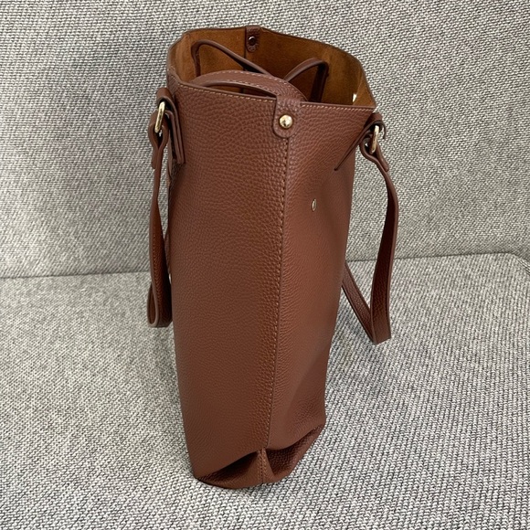 Montana West Brown Leather Tote Spacious Design - Picture 6 of 16